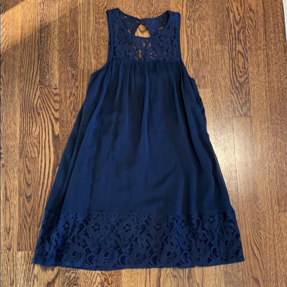 EUC Abercrombie Kids Navy Dress, Sz. S (10)